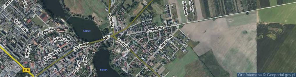 Zdjęcie satelitarne Króla Kazimierza Wielkiego ul.